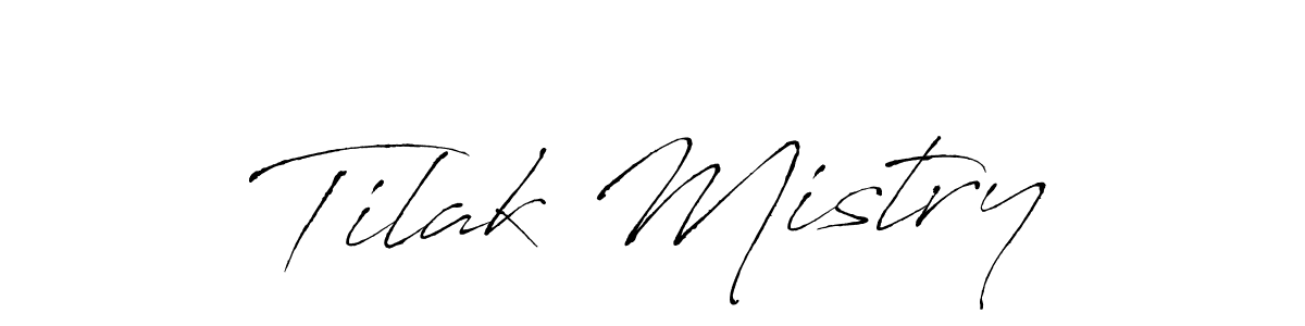 How to make Tilak Mistry signature? Antro_Vectra is a professional autograph style. Create handwritten signature for Tilak Mistry name. Tilak Mistry signature style 6 images and pictures png