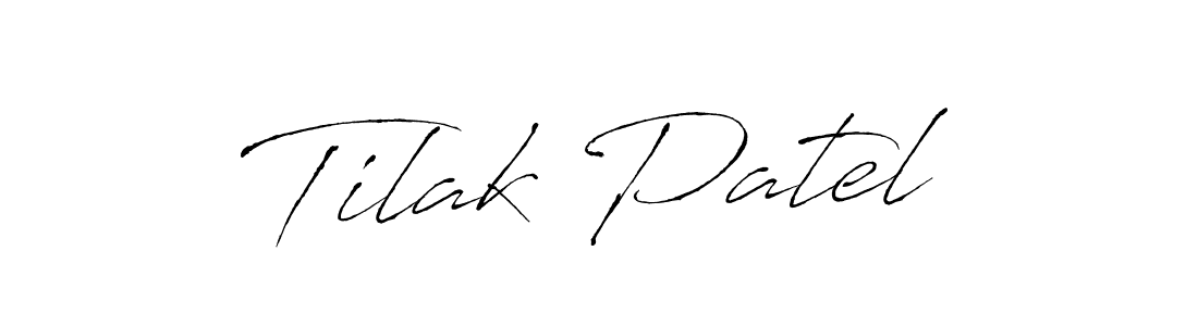 Similarly Antro_Vectra is the best handwritten signature design. Signature creator online .You can use it as an online autograph creator for name Tilak Patel. Tilak Patel signature style 6 images and pictures png
