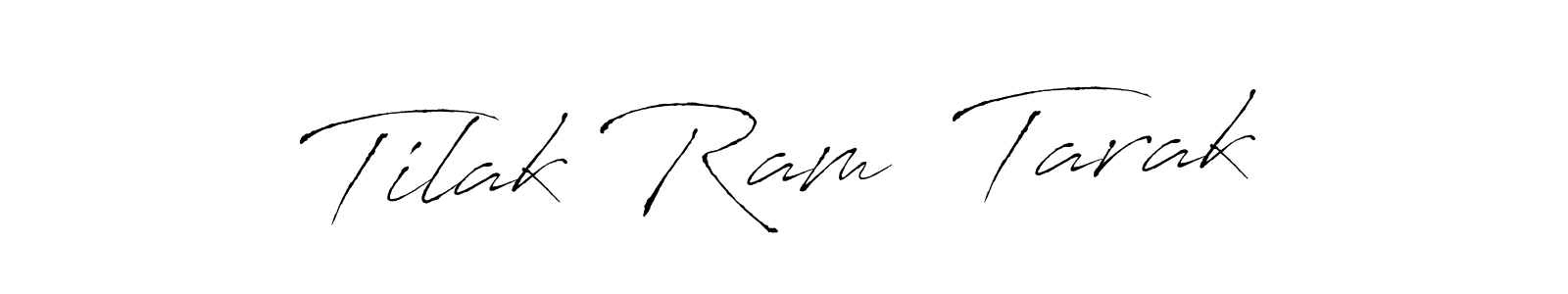 Antro_Vectra is a professional signature style that is perfect for those who want to add a touch of class to their signature. It is also a great choice for those who want to make their signature more unique. Get Tilak Ram  Tarak name to fancy signature for free. Tilak Ram  Tarak signature style 6 images and pictures png