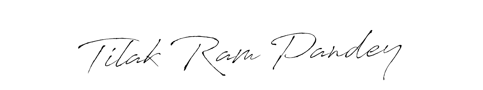 Tilak Ram Pandey stylish signature style. Best Handwritten Sign (Antro_Vectra) for my name. Handwritten Signature Collection Ideas for my name Tilak Ram Pandey. Tilak Ram Pandey signature style 6 images and pictures png