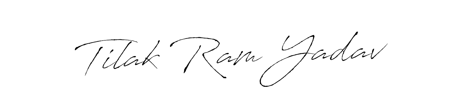 The best way (Antro_Vectra) to make a short signature is to pick only two or three words in your name. The name Tilak Ram Yadav include a total of six letters. For converting this name. Tilak Ram Yadav signature style 6 images and pictures png