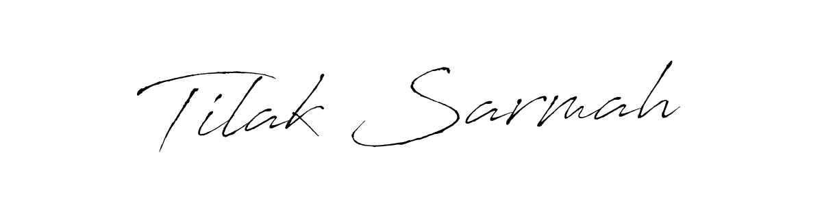 Make a short Tilak Sarmah signature style. Manage your documents anywhere anytime using Antro_Vectra. Create and add eSignatures, submit forms, share and send files easily. Tilak Sarmah signature style 6 images and pictures png