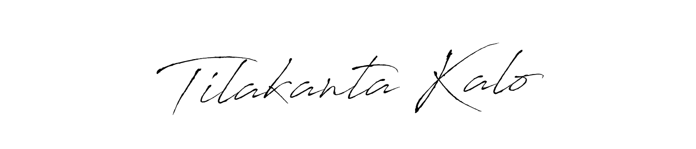 You should practise on your own different ways (Antro_Vectra) to write your name (Tilakanta Kalo) in signature. don't let someone else do it for you. Tilakanta Kalo signature style 6 images and pictures png