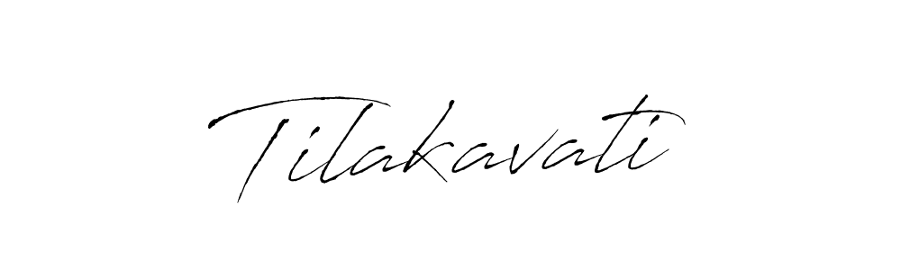 Make a beautiful signature design for name Tilakavati. With this signature (Antro_Vectra) style, you can create a handwritten signature for free. Tilakavati signature style 6 images and pictures png