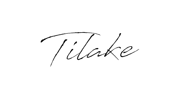 Antro_Vectra is a professional signature style that is perfect for those who want to add a touch of class to their signature. It is also a great choice for those who want to make their signature more unique. Get Tilake name to fancy signature for free. Tilake signature style 6 images and pictures png