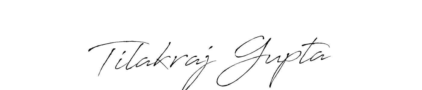 Make a beautiful signature design for name Tilakraj Gupta. With this signature (Antro_Vectra) style, you can create a handwritten signature for free. Tilakraj Gupta signature style 6 images and pictures png