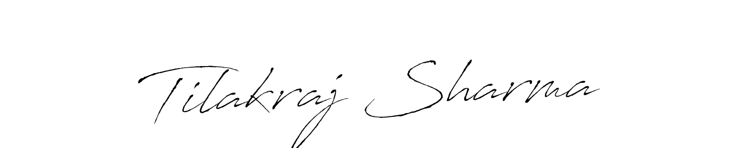 Tilakraj Sharma stylish signature style. Best Handwritten Sign (Antro_Vectra) for my name. Handwritten Signature Collection Ideas for my name Tilakraj Sharma. Tilakraj Sharma signature style 6 images and pictures png