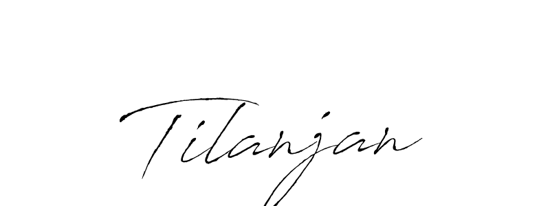 Design your own signature with our free online signature maker. With this signature software, you can create a handwritten (Antro_Vectra) signature for name Tilanjan. Tilanjan signature style 6 images and pictures png