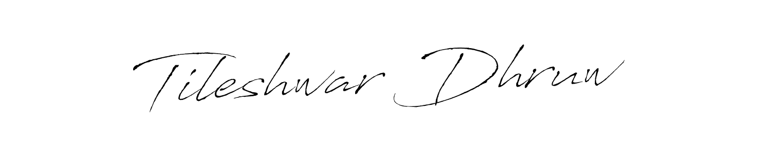 Use a signature maker to create a handwritten signature online. With this signature software, you can design (Antro_Vectra) your own signature for name Tileshwar Dhruw. Tileshwar Dhruw signature style 6 images and pictures png