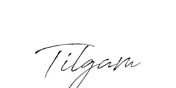 Once you've used our free online signature maker to create your best signature Antro_Vectra style, it's time to enjoy all of the benefits that Tilgam name signing documents. Tilgam signature style 6 images and pictures png