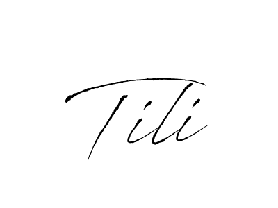 Also we have Tili name is the best signature style. Create professional handwritten signature collection using Antro_Vectra autograph style. Tili signature style 6 images and pictures png