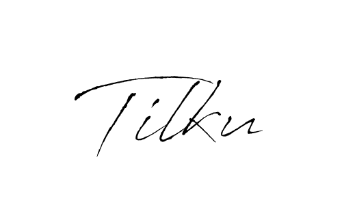 How to make Tilku name signature. Use Antro_Vectra style for creating short signs online. This is the latest handwritten sign. Tilku signature style 6 images and pictures png