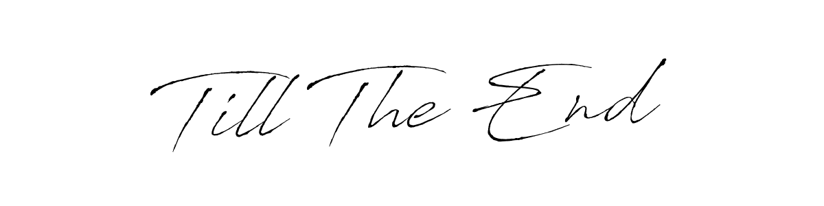 It looks lik you need a new signature style for name Till The End. Design unique handwritten (Antro_Vectra) signature with our free signature maker in just a few clicks. Till The End signature style 6 images and pictures png