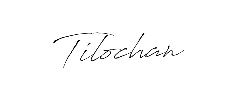 Use a signature maker to create a handwritten signature online. With this signature software, you can design (Antro_Vectra) your own signature for name Tilochan. Tilochan signature style 6 images and pictures png