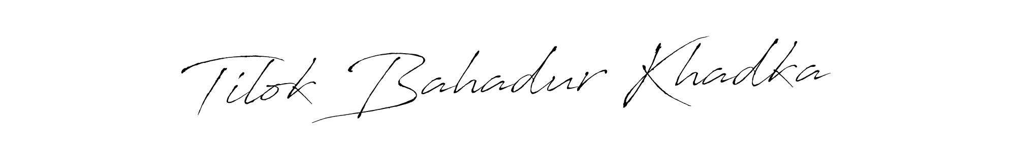 Here are the top 10 professional signature styles for the name Tilok Bahadur Khadka. These are the best autograph styles you can use for your name. Tilok Bahadur Khadka signature style 6 images and pictures png