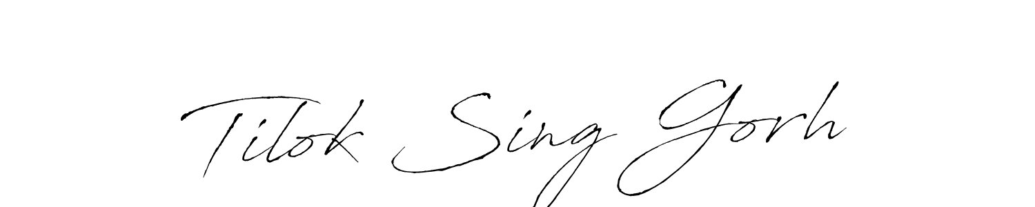 Once you've used our free online signature maker to create your best signature Antro_Vectra style, it's time to enjoy all of the benefits that Tilok Sing Gorh name signing documents. Tilok Sing Gorh signature style 6 images and pictures png