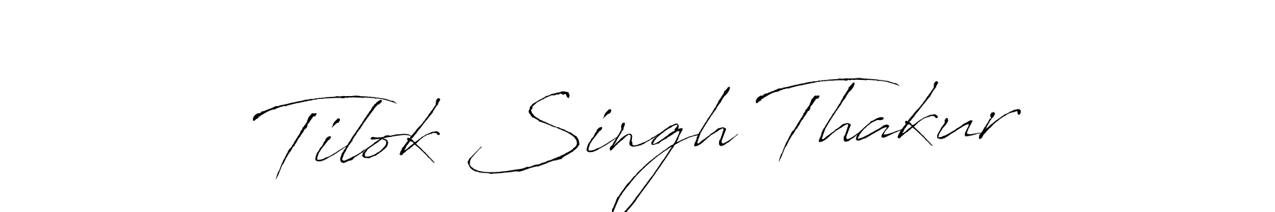 Also we have Tilok Singh Thakur name is the best signature style. Create professional handwritten signature collection using Antro_Vectra autograph style. Tilok Singh Thakur signature style 6 images and pictures png
