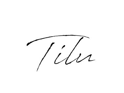 Make a short Tilu signature style. Manage your documents anywhere anytime using Antro_Vectra. Create and add eSignatures, submit forms, share and send files easily. Tilu signature style 6 images and pictures png