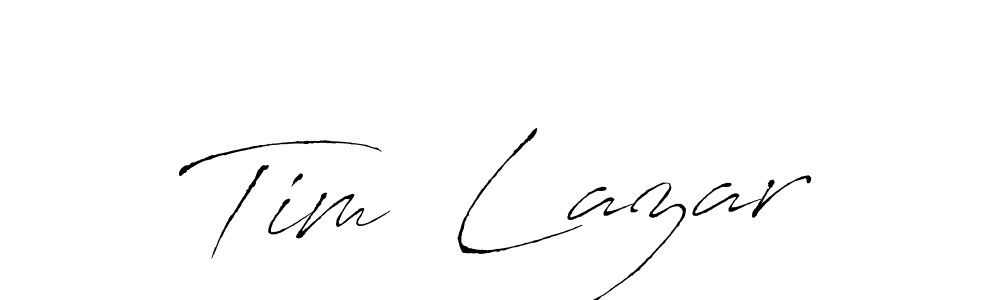 Create a beautiful signature design for name Tim  Lazar. With this signature (Antro_Vectra) fonts, you can make a handwritten signature for free. Tim  Lazar signature style 6 images and pictures png