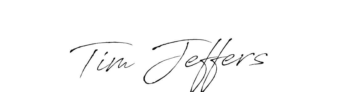 You should practise on your own different ways (Antro_Vectra) to write your name (Tim Jeffers) in signature. don't let someone else do it for you. Tim Jeffers signature style 6 images and pictures png