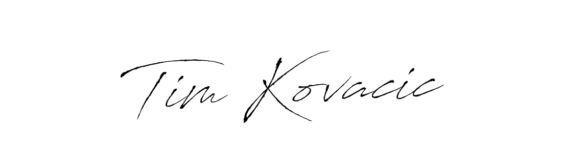 You should practise on your own different ways (Antro_Vectra) to write your name (Tim Kovacic) in signature. don't let someone else do it for you. Tim Kovacic signature style 6 images and pictures png