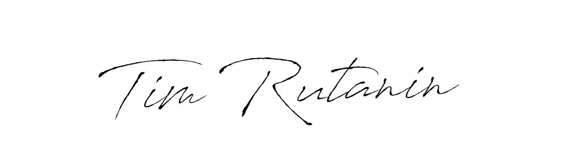 Use a signature maker to create a handwritten signature online. With this signature software, you can design (Antro_Vectra) your own signature for name Tim Rutanin. Tim Rutanin signature style 6 images and pictures png