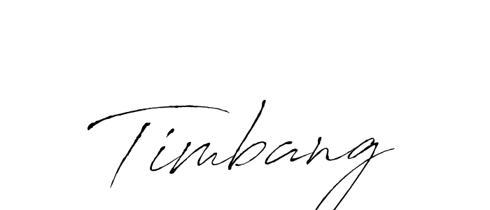 Create a beautiful signature design for name Timbang. With this signature (Antro_Vectra) fonts, you can make a handwritten signature for free. Timbang signature style 6 images and pictures png