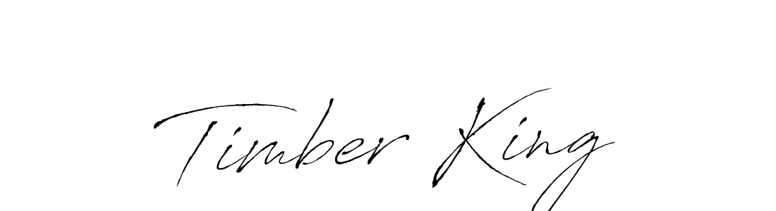 Design your own signature with our free online signature maker. With this signature software, you can create a handwritten (Antro_Vectra) signature for name Timber King. Timber King signature style 6 images and pictures png