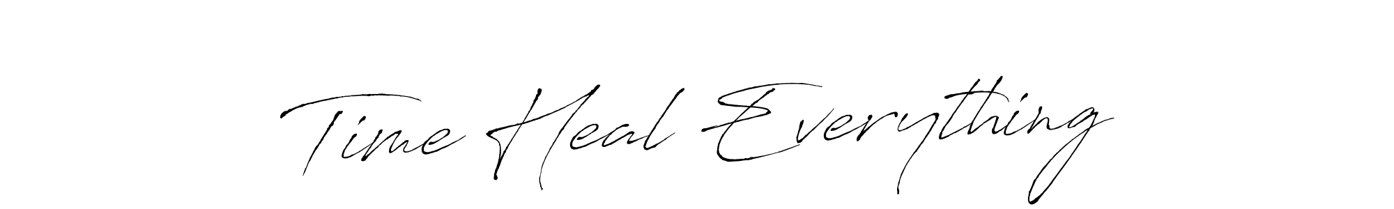 Make a beautiful signature design for name Time Heal Everything. Use this online signature maker to create a handwritten signature for free. Time Heal Everything signature style 6 images and pictures png