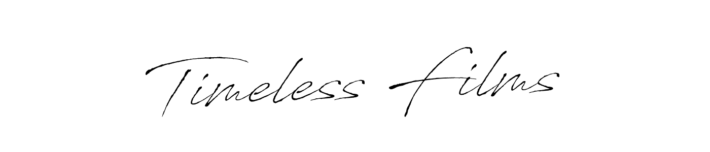 You should practise on your own different ways (Antro_Vectra) to write your name (Timeless Films) in signature. don't let someone else do it for you. Timeless Films signature style 6 images and pictures png