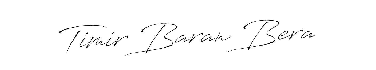 Make a beautiful signature design for name Timir Baran Bera. With this signature (Antro_Vectra) style, you can create a handwritten signature for free. Timir Baran Bera signature style 6 images and pictures png