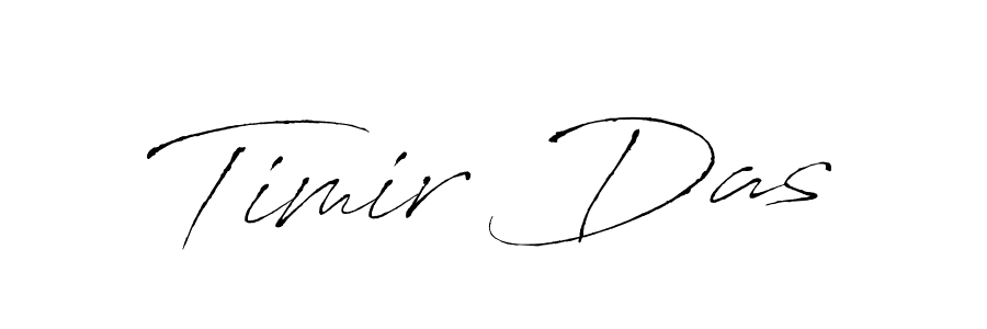 How to make Timir Das signature? Antro_Vectra is a professional autograph style. Create handwritten signature for Timir Das name. Timir Das signature style 6 images and pictures png