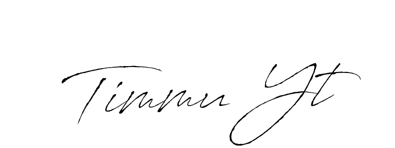 The best way (Antro_Vectra) to make a short signature is to pick only two or three words in your name. The name Timmu Yt include a total of six letters. For converting this name. Timmu Yt signature style 6 images and pictures png