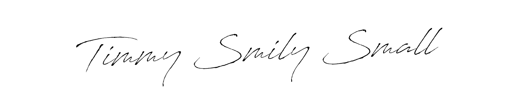 How to make Timmy Smily Small signature? Antro_Vectra is a professional autograph style. Create handwritten signature for Timmy Smily Small name. Timmy Smily Small signature style 6 images and pictures png