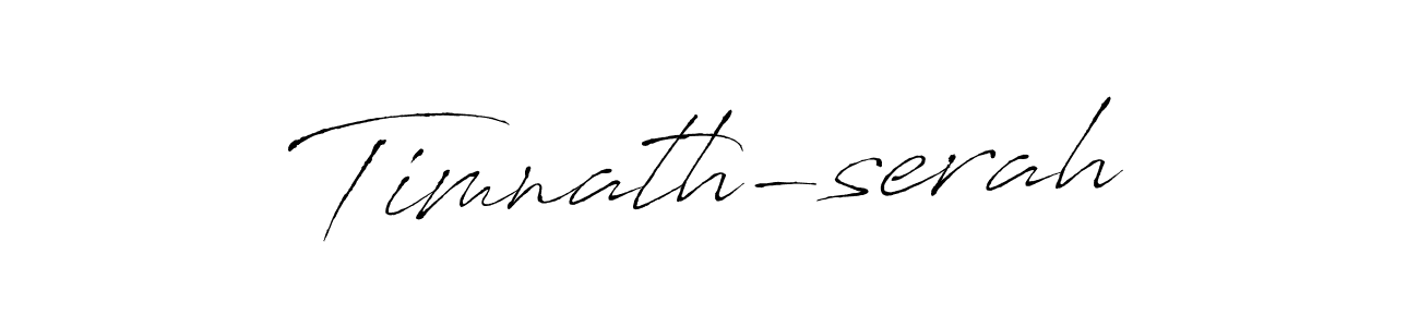 The best way (Antro_Vectra) to make a short signature is to pick only two or three words in your name. The name Timnath-serah include a total of six letters. For converting this name. Timnath-serah signature style 6 images and pictures png