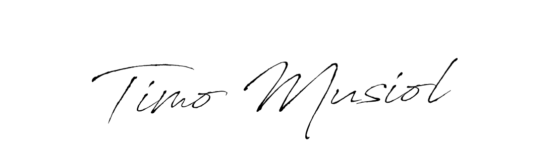 Antro_Vectra is a professional signature style that is perfect for those who want to add a touch of class to their signature. It is also a great choice for those who want to make their signature more unique. Get Timo Musiol name to fancy signature for free. Timo Musiol signature style 6 images and pictures png