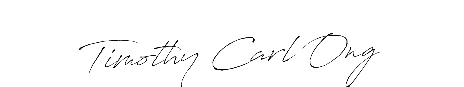 Design your own signature with our free online signature maker. With this signature software, you can create a handwritten (Antro_Vectra) signature for name Timothy Carl Ong. Timothy Carl Ong signature style 6 images and pictures png