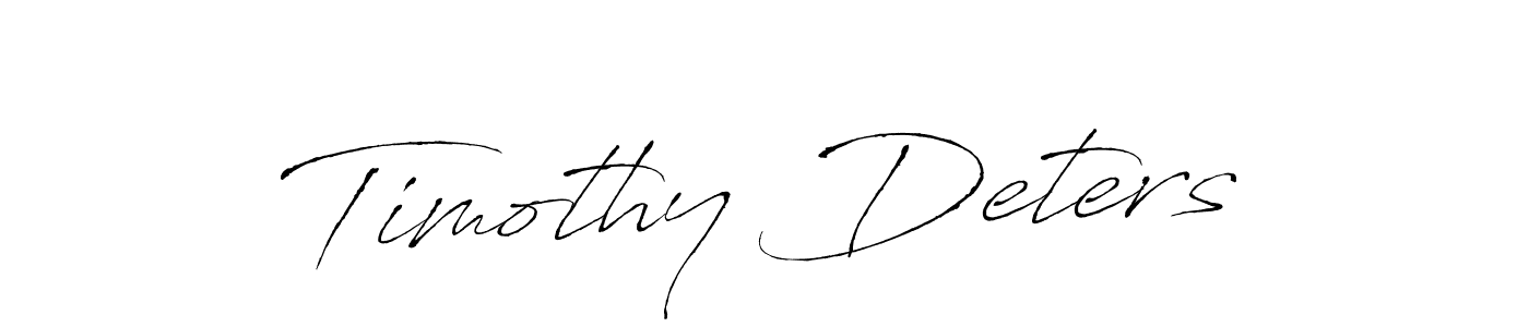 How to make Timothy Deters name signature. Use Antro_Vectra style for creating short signs online. This is the latest handwritten sign. Timothy Deters signature style 6 images and pictures png