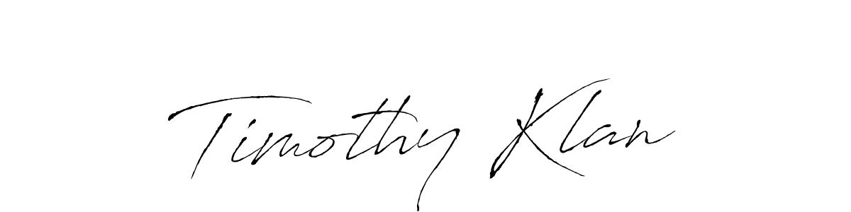 Create a beautiful signature design for name Timothy Klan. With this signature (Antro_Vectra) fonts, you can make a handwritten signature for free. Timothy Klan signature style 6 images and pictures png