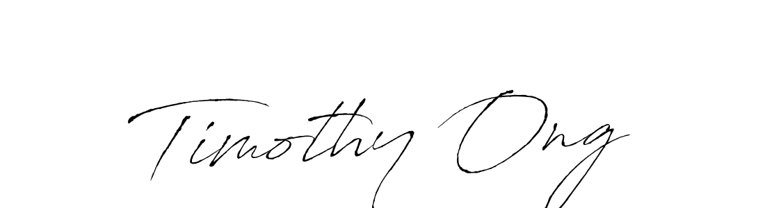 Timothy Ong stylish signature style. Best Handwritten Sign (Antro_Vectra) for my name. Handwritten Signature Collection Ideas for my name Timothy Ong. Timothy Ong signature style 6 images and pictures png