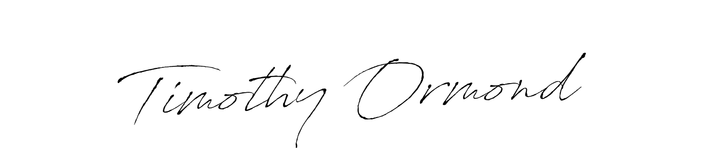 Make a beautiful signature design for name Timothy Ormond. With this signature (Antro_Vectra) style, you can create a handwritten signature for free. Timothy Ormond signature style 6 images and pictures png