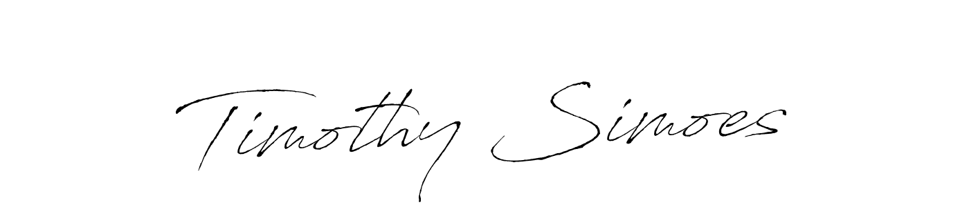 Use a signature maker to create a handwritten signature online. With this signature software, you can design (Antro_Vectra) your own signature for name Timothy Simoes. Timothy Simoes signature style 6 images and pictures png