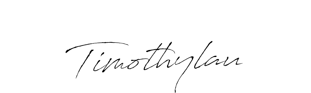 Design your own signature with our free online signature maker. With this signature software, you can create a handwritten (Antro_Vectra) signature for name Timothylau. Timothylau signature style 6 images and pictures png