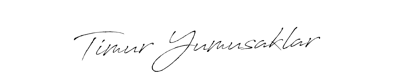 Design your own signature with our free online signature maker. With this signature software, you can create a handwritten (Antro_Vectra) signature for name Timur Yumusaklar. Timur Yumusaklar signature style 6 images and pictures png