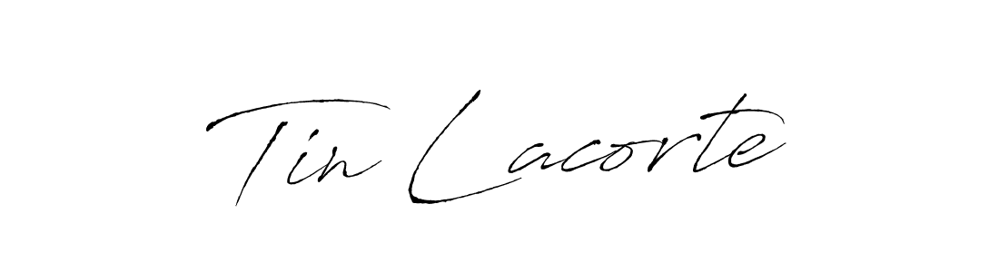 if you are searching for the best signature style for your name Tin Lacorte. so please give up your signature search. here we have designed multiple signature styles  using Antro_Vectra. Tin Lacorte signature style 6 images and pictures png