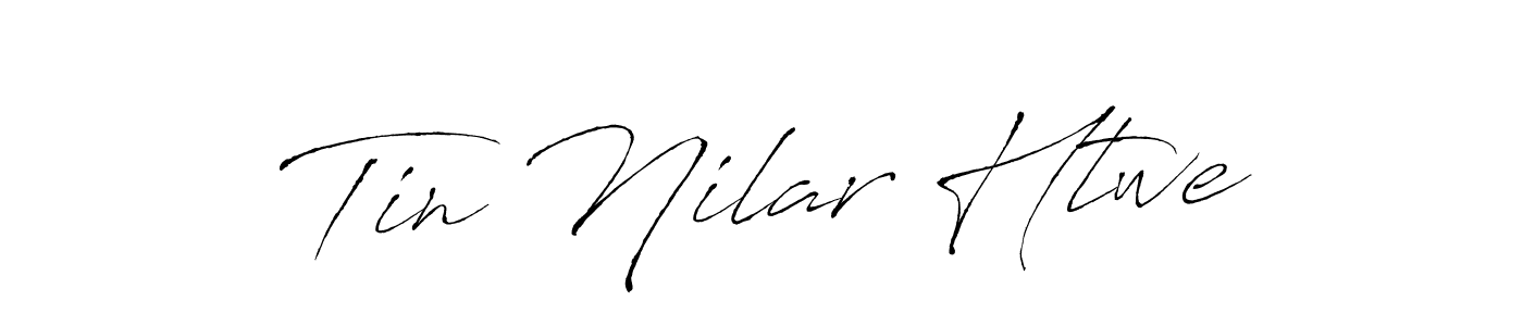 Create a beautiful signature design for name Tin Nilar Htwe. With this signature (Antro_Vectra) fonts, you can make a handwritten signature for free. Tin Nilar Htwe signature style 6 images and pictures png