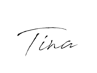 Create a beautiful signature design for name Tina. With this signature (Antro_Vectra) fonts, you can make a handwritten signature for free. Tina signature style 6 images and pictures png