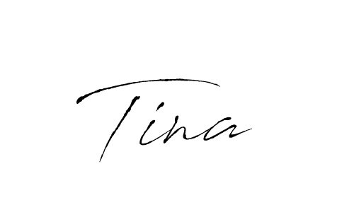 Make a beautiful signature design for name Tina . With this signature (Antro_Vectra) style, you can create a handwritten signature for free. Tina  signature style 6 images and pictures png