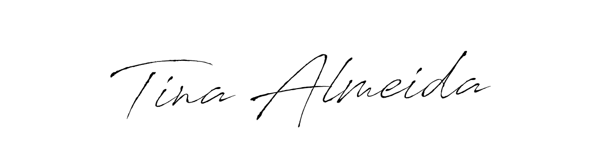 You can use this online signature creator to create a handwritten signature for the name Tina Almeida. This is the best online autograph maker. Tina Almeida signature style 6 images and pictures png