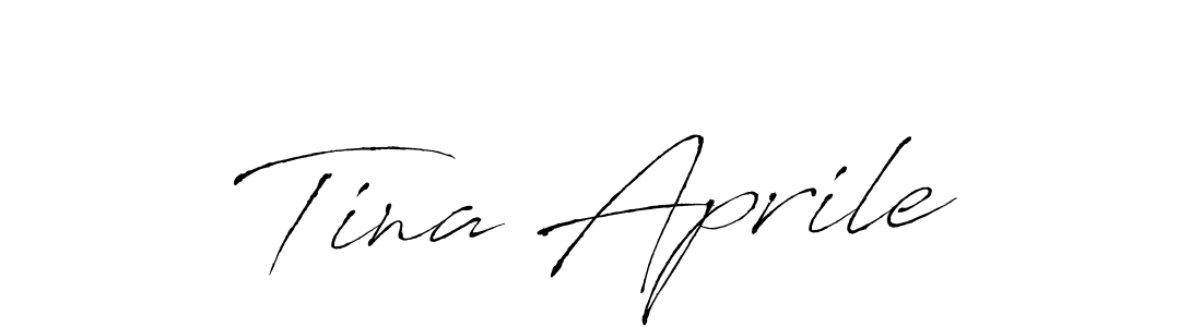 Create a beautiful signature design for name Tina Aprile. With this signature (Antro_Vectra) fonts, you can make a handwritten signature for free. Tina Aprile signature style 6 images and pictures png